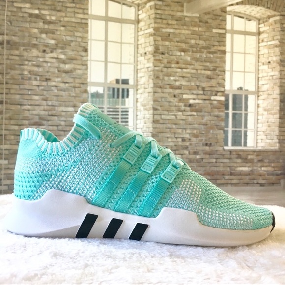 ADIDAS PRIMEKNIT EQT SUPPORT ADV AQUA SNEAKERS - Picture 7 of 14